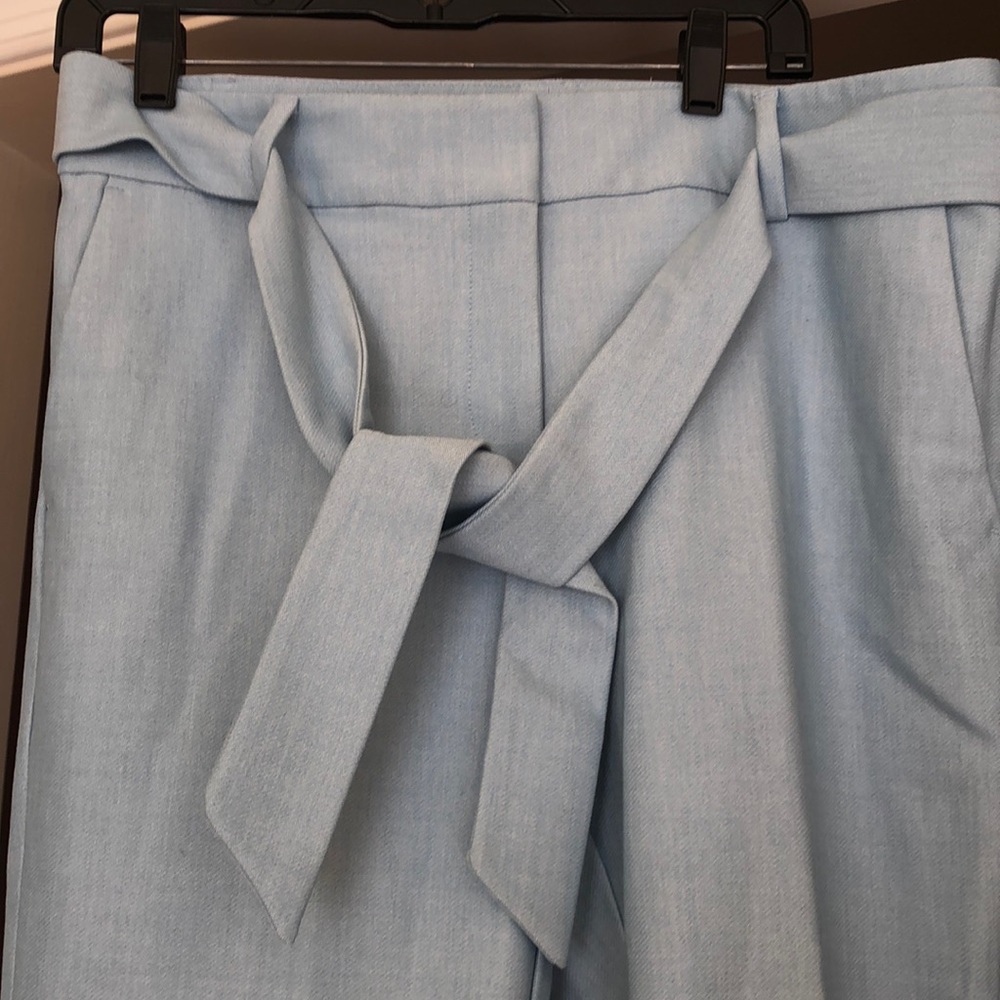Loft baby blue high waist pants .
